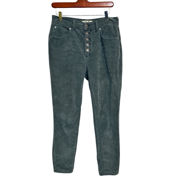 *Free People* We The Free Women's Corduroy Pants Blue Size 28‎ - Picture 1 of 7
